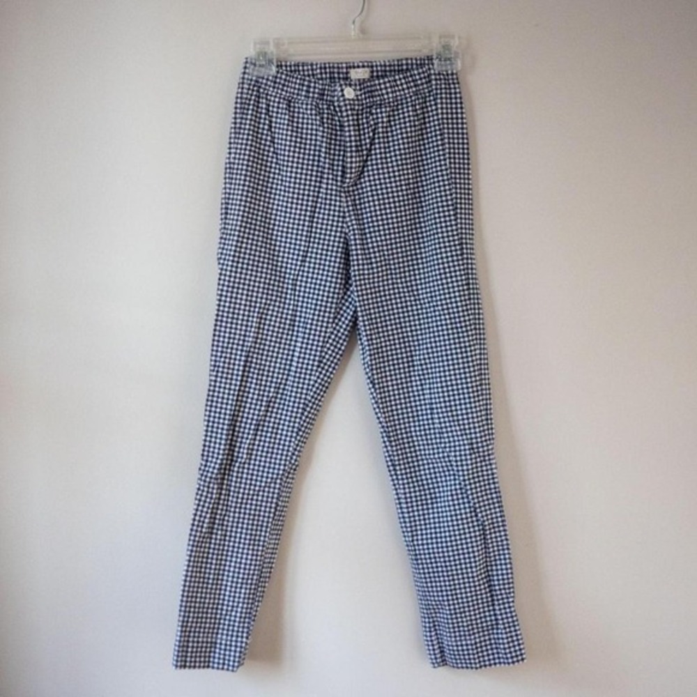 John‎ Galt Gingham Blue & White Trousers